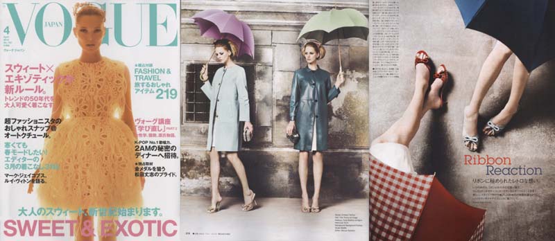 DiCesare Pumpkin Umbrella in Vogue Magazine