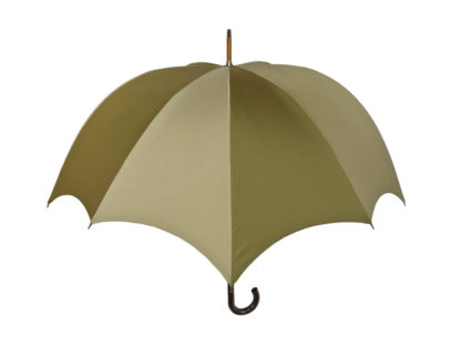 Grande Men's Pumpkin umbrella Olive & Greyge