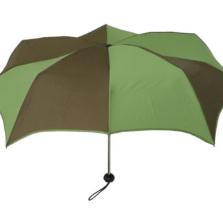 DiCesare Pumpkin umbrella compact Green&Brown1