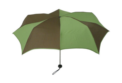 DiCesare Pumpkin umbrella compact Green&Brown1