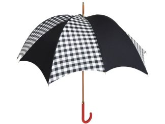 DiCesare Rhythm Gingham Black Umbrella