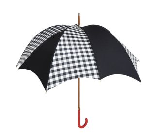 DiCesare Rhythm Gingham Black Umbrella