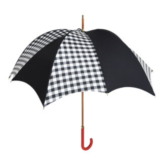 DiCesare Rhythm Gingham Black Umbrella