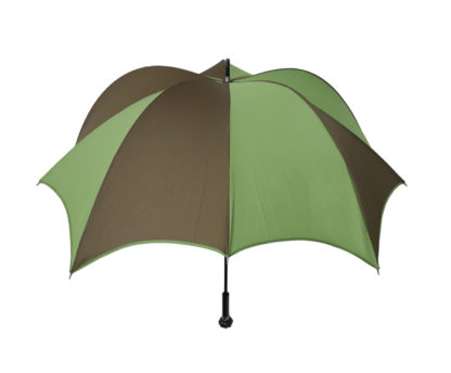 DiCesare Pumpkinbrella Green & Brown Umbrella