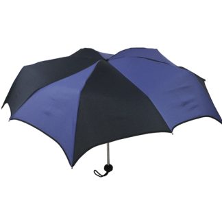 DiCesare Pumpkinbrella SuperMini Navy & Black compact umbrella