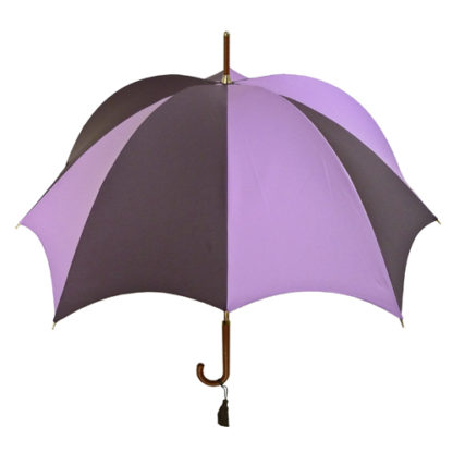2tone Lavendar & Dark Purple Rhythm Umbrella