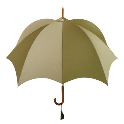 2tone Olive & Greyge Rhythm Umbrella