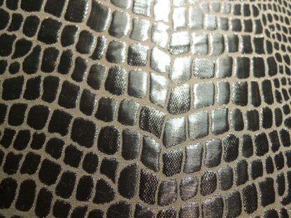DiCesare Brown Crocodile Umbrella Fabric