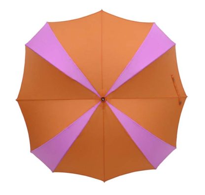 Cross umbrella Pink & Orange