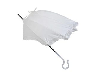 DiCesare Parashell Classico White Parasol