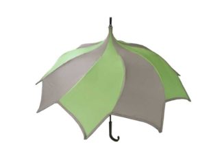 DiCesare Spiral Green & Brown Umbrella 6