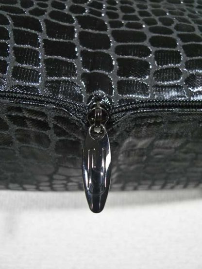 Crocodile Black Bag Zipper