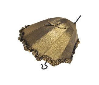 DiCesare Parashell Linda Parasol - Gold Jacquard