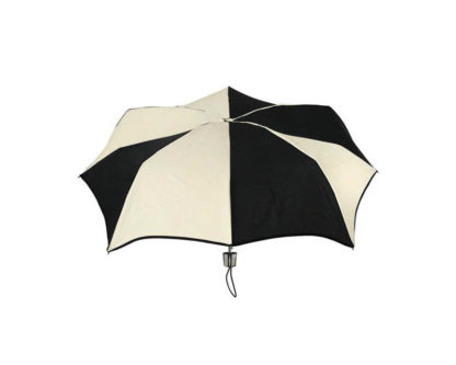 DiCesare Pumpkinbrella SuperMini Chrome Black & White