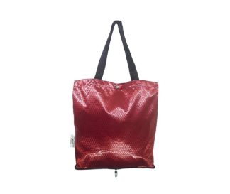 DiCesare Quilting Jacquard Folding Tote Bag