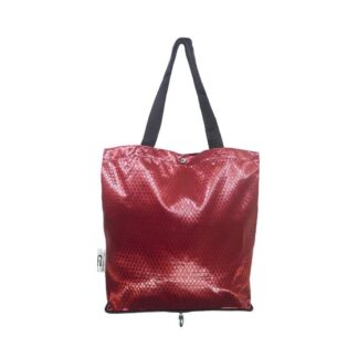 DiCesare Quilting Jacquard Folding Tote Bag