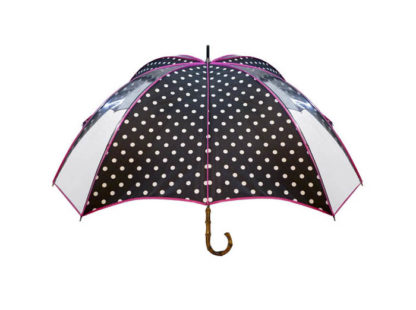 DiCesare Cross Dazzle Umbrella Bamboo Handle