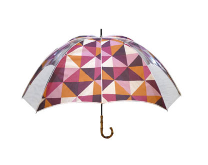 DiCesare Cross Glitz Umbrella Bamboo Handle