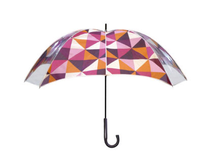 DiCesare Cross Glitz Umbrella Wood Handle