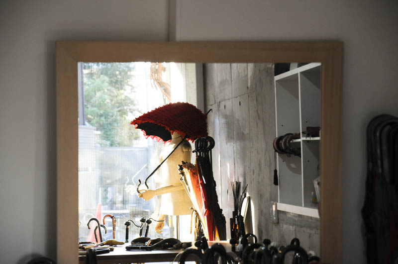 DiCesare umbrella parasol Showroom Atelier
