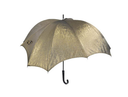 DiCesare Cross Gold Jacquard Umbrella 1