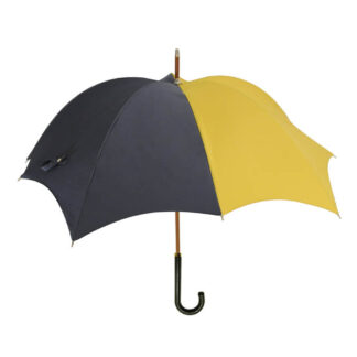 DiCesare Designs Rhythm Umbrella Mezzo Grey & Saffron 1