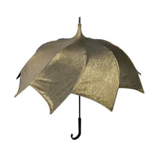 DiCesare Spiral Gold Jacquard umbrella