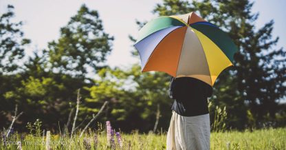 Pumpkin Umbrella by DiCesare Designs