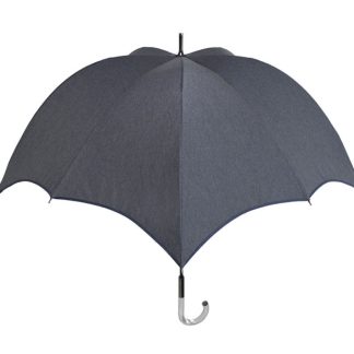 DiCesare Pumpkin umbrella 1tone Grey Savile