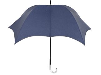 DiCesare Pumpkin umbrella 1tone Navy Savile