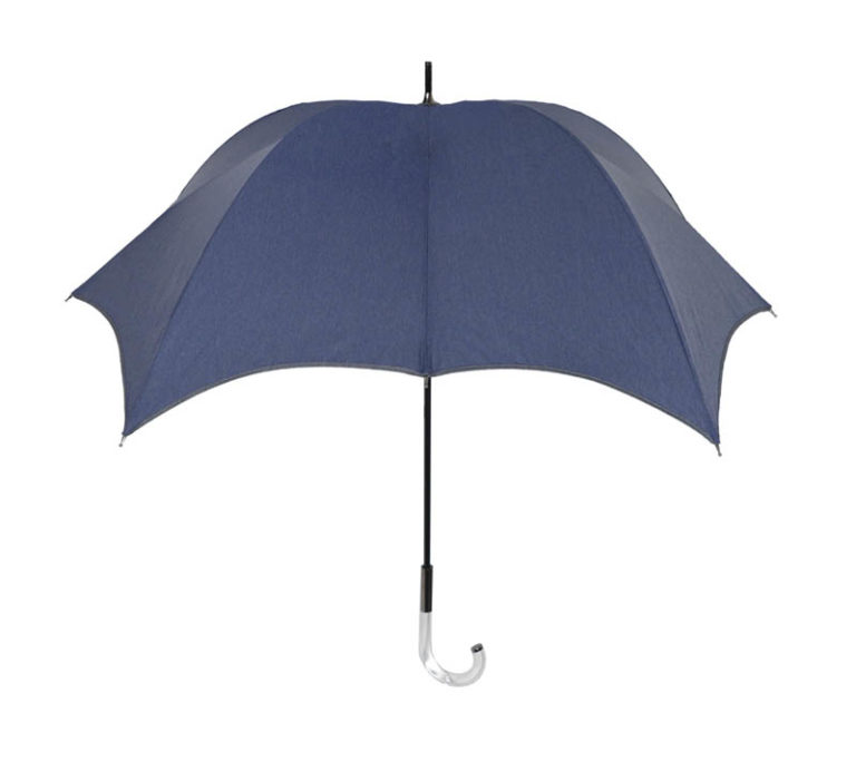 DiCesare Pumpkin umbrella 1tone Navy Savile