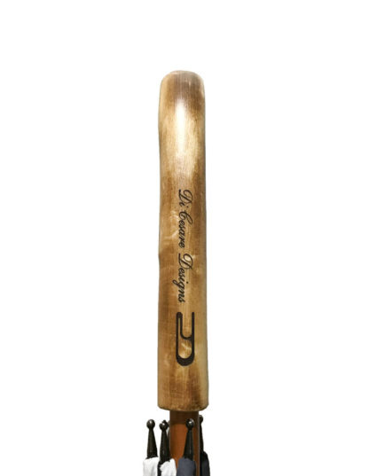 DiCesare Chestnut wood umbrella Logo Handle