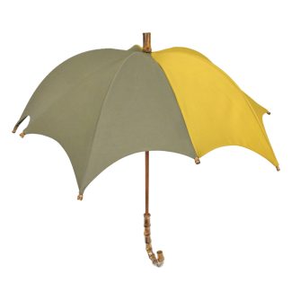 Kabocha Mezzo Sabi Green and Gold Pumpkin Parasol 2