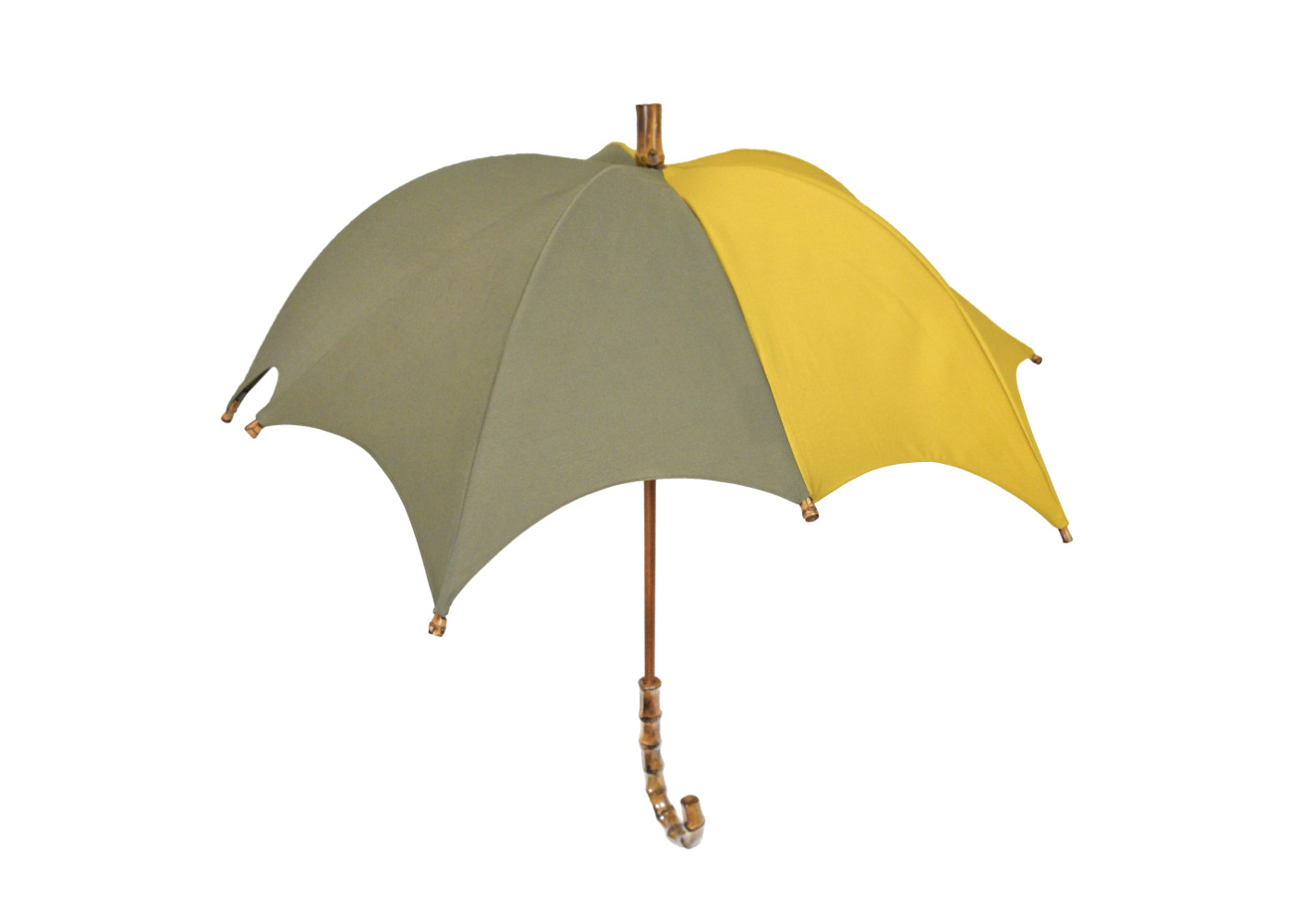 Kabocha Mezzo Sabi Green and Gold Pumpkin Parasol 2