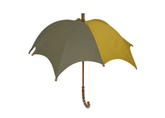 ディチェザレデザインによる彫刻的フォルムのアートな傘