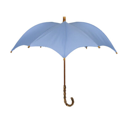 DiCesare 1tone Sky Blue Pumpkin Parasol