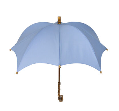 DiCesare 1tone Sky Blue Pumpkin Parasol