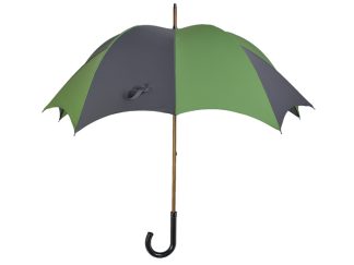 DiCesare Designs Grande 2Tone Green & Grey Men's Pumpkin Umbrella 1
