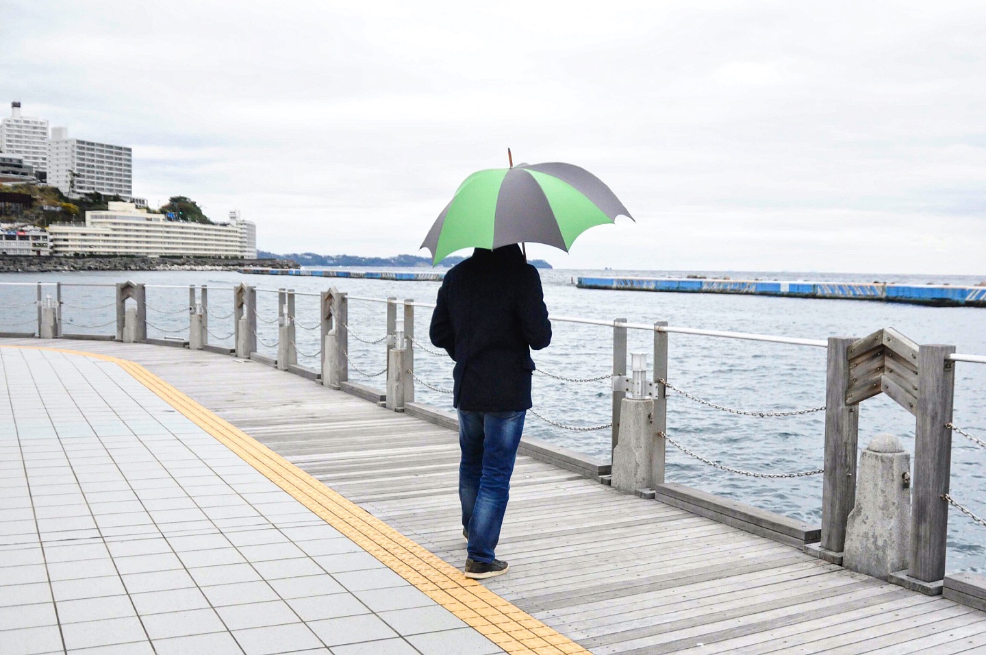 DiCesare Designs GRANDE 2Tone Men’s Pumpkin Umbrella