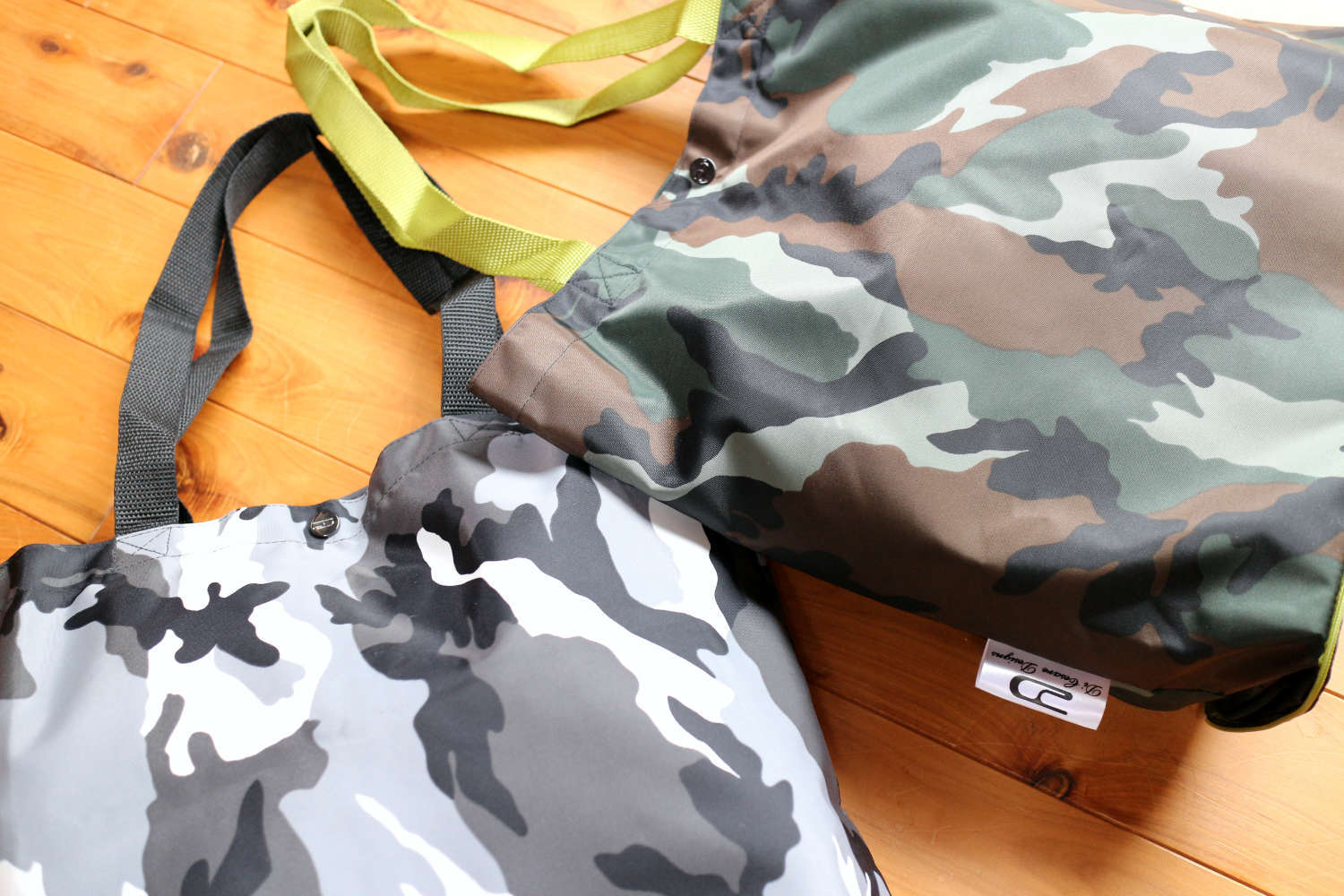 DiCesare Designs Tall UrbanCamo Folding Tote Bag