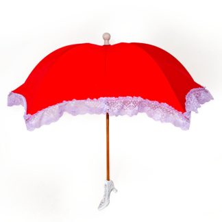 Pumpkin Sun Umbrella Cinderella Vitalite Red