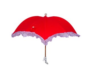 Pumpkin Sun Umbrella Cinderella Vitalite Red